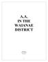 A.A. IN THE WAIANAE DISTRICT