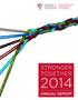 STRONGER TOGETHER ANNUAL REPORT