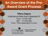 An Overview of the Pre- Award Grant Process