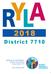 District Handbook for Club Presidents and RYLA Chair Persons Rotary District Dave Stuckey, Chair