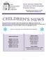 Winter NEWSLETTER CHILDREN and TWEEN PROGRAMS November-February