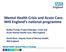 Mental Health Crisis and Acute Care: NHS England s national programme