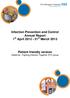 Infection Prevention and Control Annual Report 1 st April st March 2013