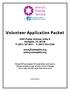 Volunteer Application Packet