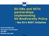 EU ORs and OCTs partnerships implementing EU Biodiversity Policy