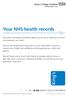 Your NHS health records
