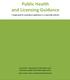 Public Health and Licensing Guidance