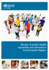 Review of public health capacities and services in the European Region