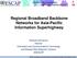 Regional Broadband Backbone Networks for Asia-Pacific Information Superhighway