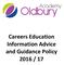 Careers Education Information Advice and Guidance Policy 2016 / 17