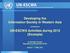 Developing the Information Society in Western Asia UN-ESCWA Activities during 2010 (Excerpts)