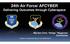 24th Air Force/ AFCYBER Delivering Outcomes through Cyberspace