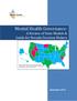 Mental Health Governance: A Review of State Models & Guide for Nevada Decision Makers