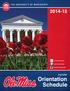 the university of mississippi FB: Ole Miss Orientation  transfer Orientation Schedule
