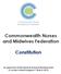 Commonwealth Nurses and Midwives Federation. Constitution