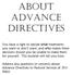 ABOUT ADVANCE DIRECTIVES