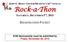 REGISTRATION PACKET SATURDAY, DECEMBER 5 TH, JOHN G. RILEY CENTER/MUSEUM S 16 TH ANNUAL Rock-a-Thon