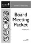 Board Meeting Packet March 5, 2013