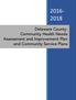 Delaware County: Community Health Needs Assessment and Improvement Plan and Community Service Plans