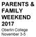 PARENTS & FAMILY WEEKEND Oberlin College November 3-5