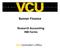Banner Finance. Research Accounting INB Forms. VCU Controller s Office