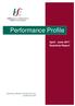 Performance Profile. April - June 2017 Quarterly Report
