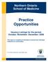Northern Ontario School of Medicine. Practice Opportunities Practice Opportunities