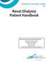 Renal (Dialysis) Patient Handbook