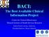 BACI: The Best Available Clinical Information Project