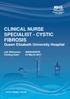 CLINICAL NURSE SPECIALIST - CYSTIC FIBROSIS. Queen Elizabeth University Hospital