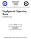 Equipment Operator, Basic