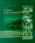 RICHMOND. Capital Improvement Program For Fiscal Years The Core of The Central Region. proposed CITY OF RICHMOND, VIRGINIA