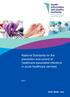 National Standards for the prevention and control of healthcare-associated infections in acute healthcare services.