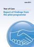 Report of findings from the pilot programme