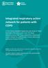 Integrated respiratory action network for patients with COPD