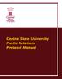 Central State University Public Relations Protocol Manual