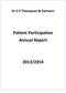 Dr S P Thompson & Partners. Patient Participation Annual Report