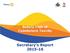 Rotary Club of Coimbatore Texcity. Secretary s Report