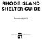 RHODE ISLAND SHELTER GUIDE
