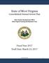 State of West Virginia Consolidated Annual Action Plan