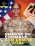 ARMED FORC- Kingdom News CHANGE OF COMMAND CSM DEMITA VITAL