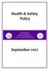 Health & Safety Policy