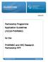 Guidelines. Guidelines JV212F. Partnership Programme Application Guidelines (JV218-PHARMAC) for the. PHARMAC and HRC Research Partnership RFP
