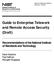 Guide to Enterprise Telework and Remote Access Security (Draft)