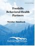 Foothills Behavioral Health Partners