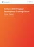 Horizon 2020 Proposal Development Training Course