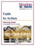 Faith In Action. Planning Guide for Congregations in the U.S. & Canada. Faith In Action Planning Guide page 1
