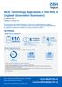 NICE Technology Appraisals in the NHS in England (Innovation Scorecard):