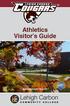 Athletics Visitor s Guide