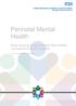 Perinatal Mental Health. Early scoping across Greater Manchester Lancashire & South Cumbria